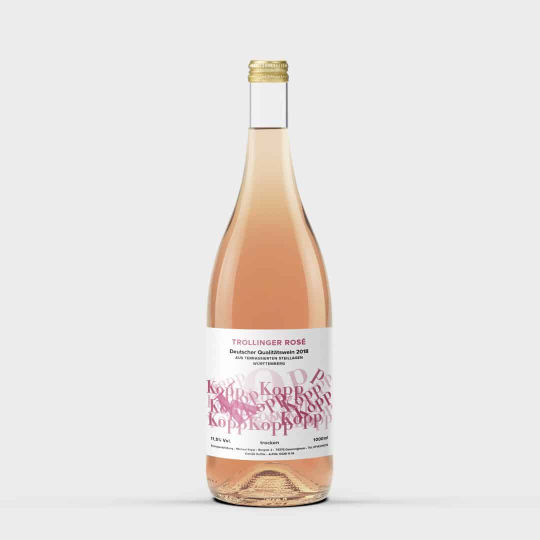 2018 Trollinger Rosé trocken - Weinbau Kopp